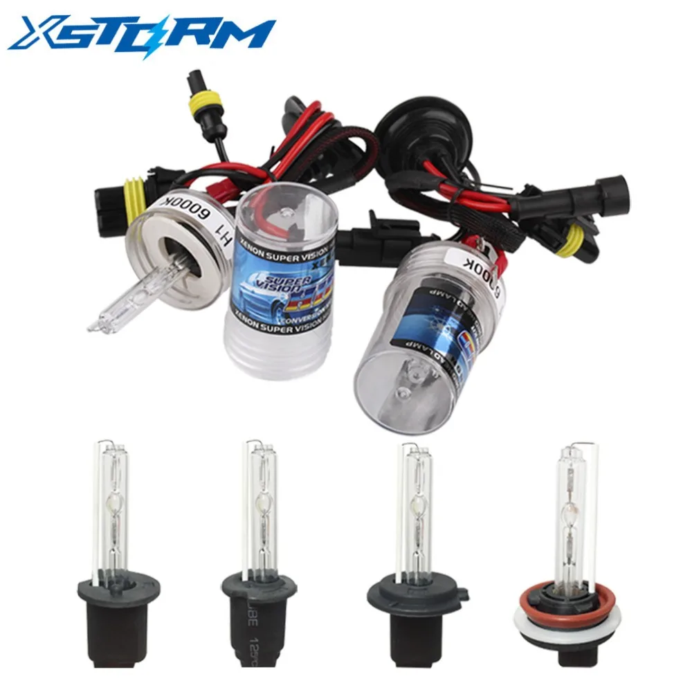 

2Pcs Car Headlight HID Xenon H7 Bulbs 35W 55W H1 H3 H11 9005 9006 H27 4300K 5000K 6000K 8000K 10000K Fog Lights Auto Lamp 12V