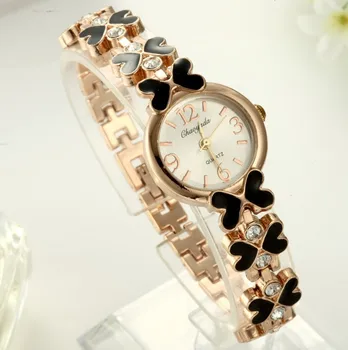 

Unique Big Promotion for Elegant Women Watch Set Designer Elegant Crystals Quartz Bracelet Watches 2020 hot newest