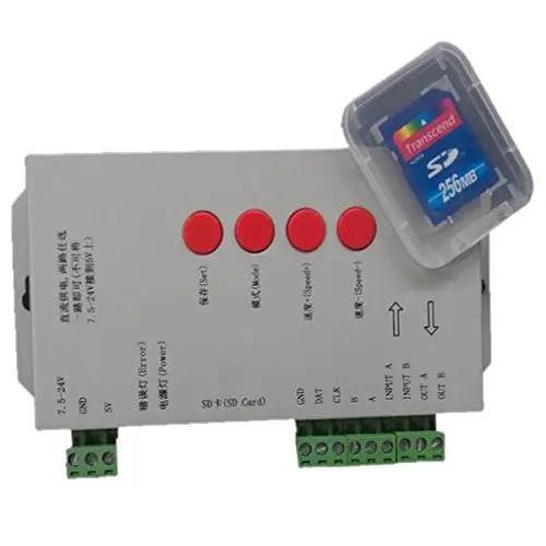 LPD6803/DMX512/WS2811 DC5-24V RGB Pixel контроллер для светодиодной ленты/пикселя/модуля/строки +