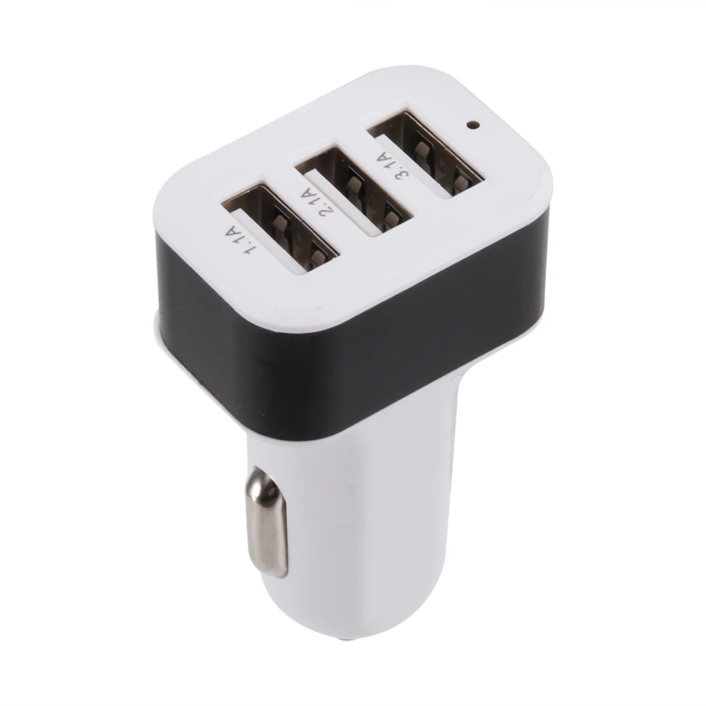 Универсальный тройной USB адаптер для автомобильного зарядного устройства гнездо