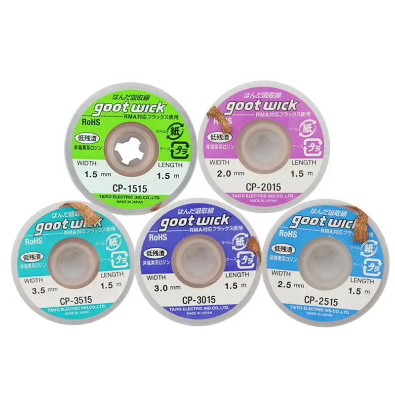 

Solder Paste Japan Goot Suction Line Cp Series Suction Tin Mobile Phone Motherboard Cleaning Tin Precision Pcb Rma Suction Line