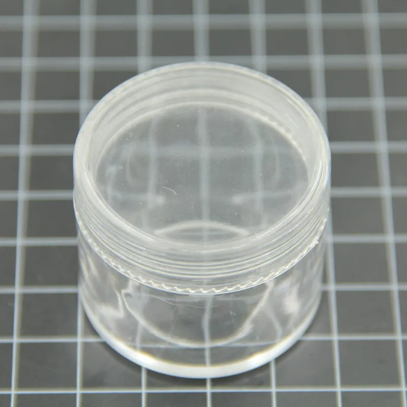 5Pcs Round Clear Acrylic Cylinder Storage Boxes Boite Display Container