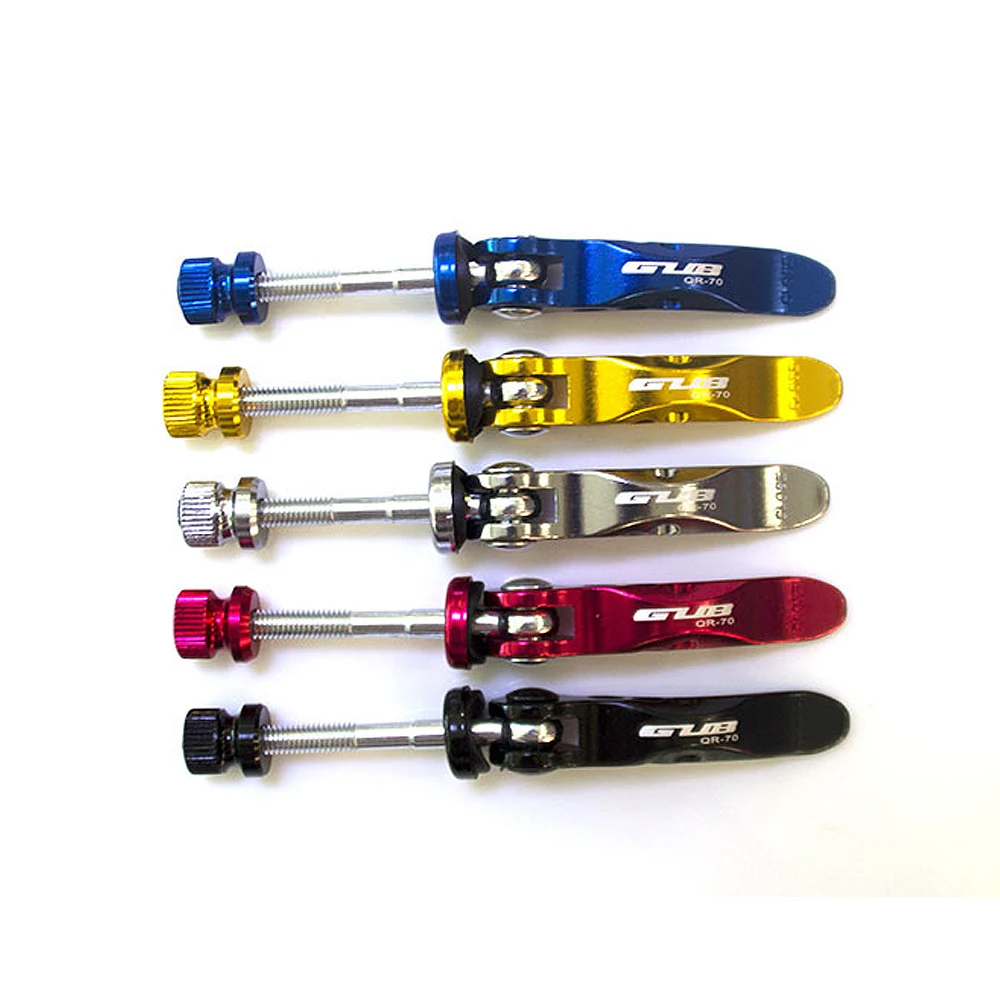 Bicycle seat pipe clamp quick release pole mountain bike shelf