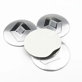 

4pcs/lot 56.5mm Car Rim Cover Decal Wheel Center Hub Cap Sticker for Renault Wheel Clio Megane Laguna Scenic TwinGo Emblem Badge