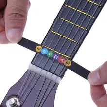 Гитарный гриф Примечания карты этикетки Начинающий гриф Лада шкала марка наклейки для 6 струн гитара обучение аксессуары