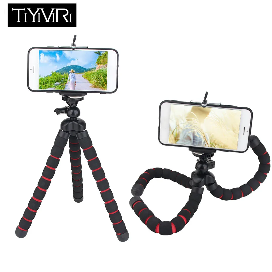 Мини штатив Гибкий Мобильный Gorillapod Осьминог штативы для iPhone GoPro DSLR камера s стол Спортивная экшн-камера черный