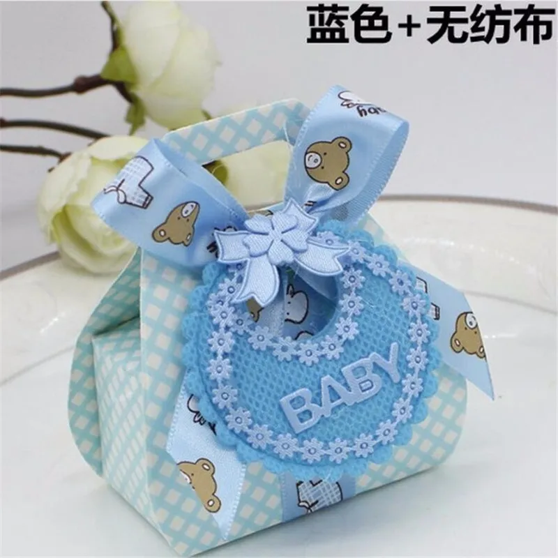 24Pc Laser Cut Baby Shower Candy Favor Boxes Girl/Boy Birthday Candy