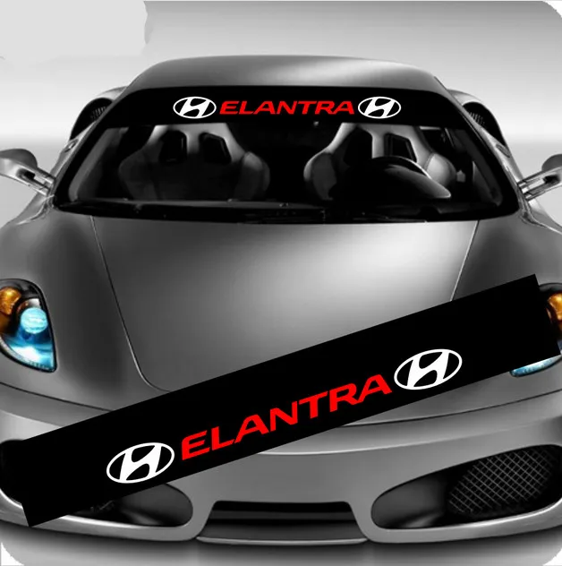 Customized Car Styling Stickers for Hyundai Elantra Front Windshield
