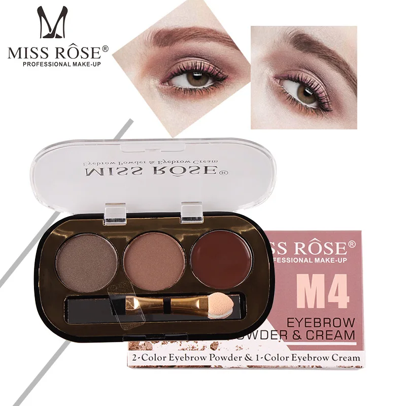 

MISS ROSE Eyebrow powder three-dimensional repair and dye eyebrow paste lasting waterproof moisturizing eyebrow powder natural