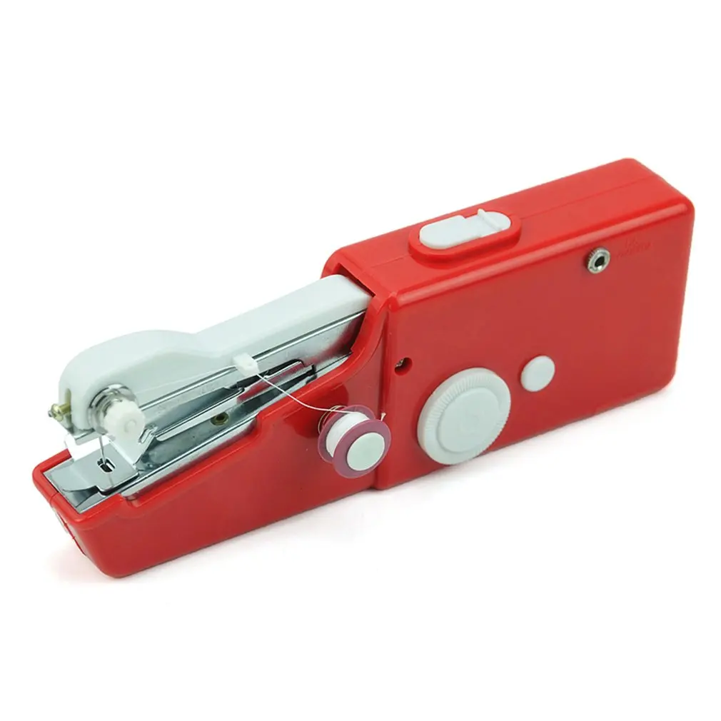 Mini Portable Handheld Sewing Machines Stitch Sew Cordless Clothes