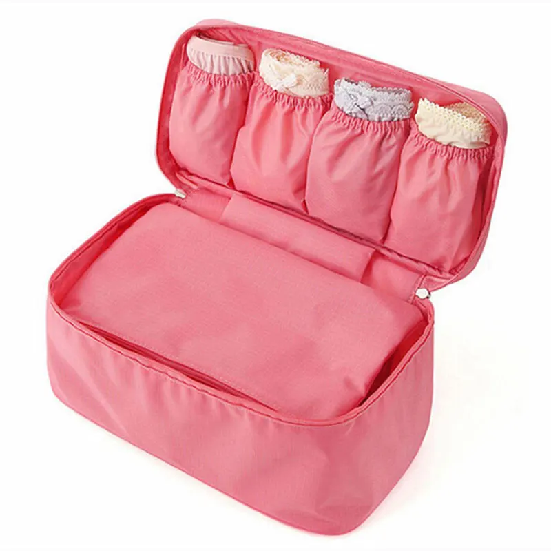 Portable Bra Storage Bag Waterproof Underwear Socks Case Box Home Bras
