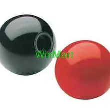 5 шт. M5 Женский 20 мм Dia однотонные черные Пластик мяч рукоятки рычага для станка