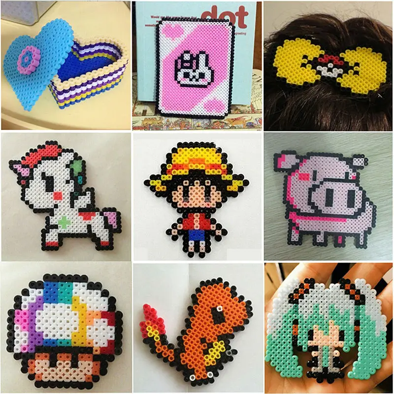 Aliexpress.com : Buy 1000pcs/Lot 5mm Hama Perler Beads EVA ...
