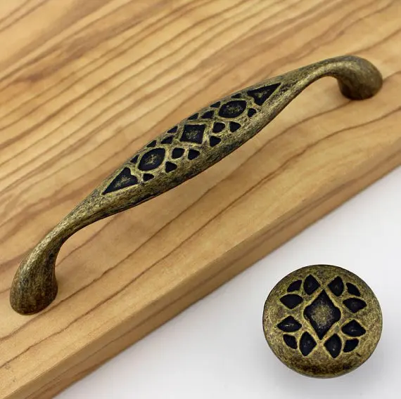 Tiradores Y Perillas De Bronce Con Forma De Cráneo Único – Antiguas, Para Gabinetes, Cajones Y Puertas, Estilo Gótico/Antique Por MFYS
