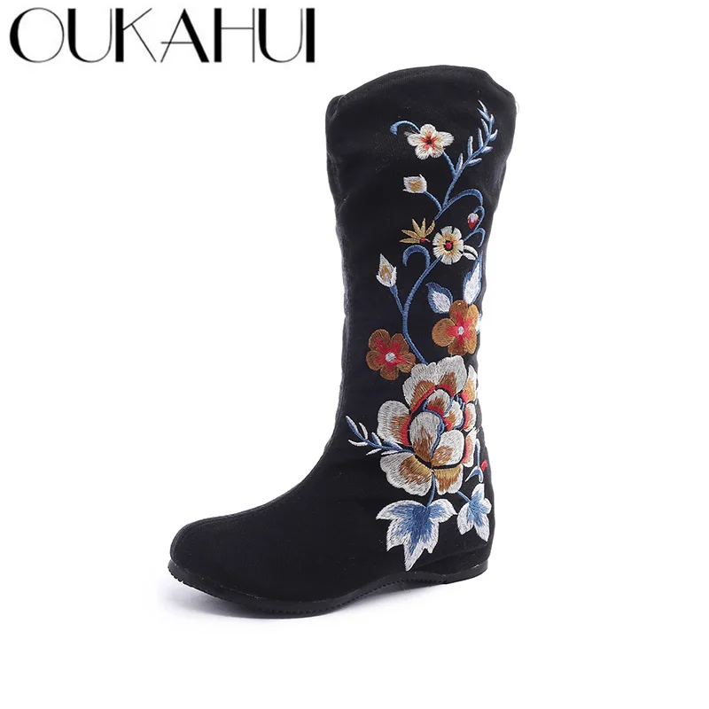 flat half boots