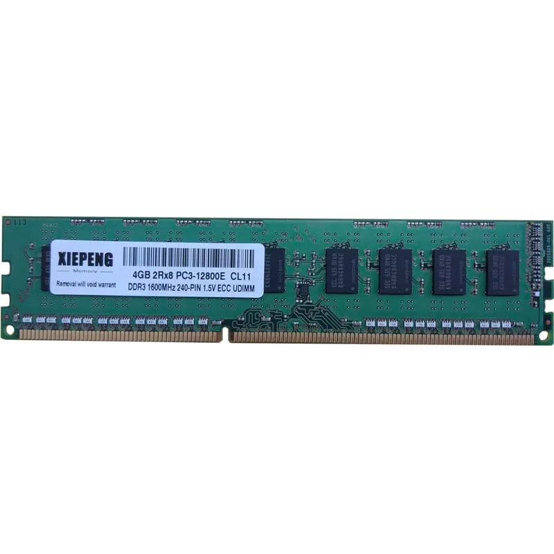 Для Dell PowerEdge R520 R610 R620 R715 R720 T310 T610 Оперативная память 8 ГБ DDR3 1333 МГц небуферизованный DDR3-1333 кода коррекции ошибок 4 Гб 2Rx8 PC3-10600E памяти