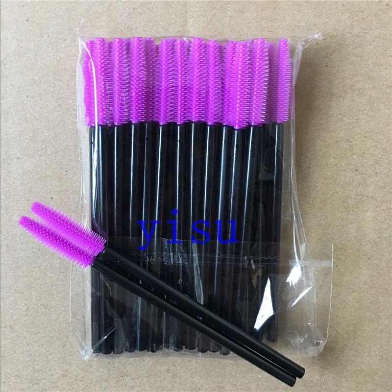 Disposable silicone mascara wands applicator 1000 pieces make up tools