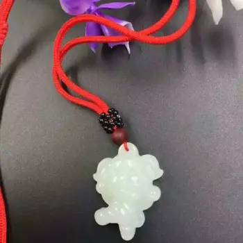 

Hetian yu cartoon hero zhuzhuxia Pendant 3099#
