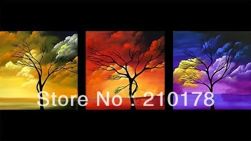 

hand painted oil painting on canvas modern 100% Best Art Landscape oil painting original directly from artis LA3-154