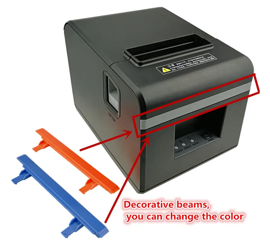 Xprinter N160II POS P.O.S система 80 мм Термопринтер USB/сетевой кухонный принтер ресторанный принтер кассовый принтер