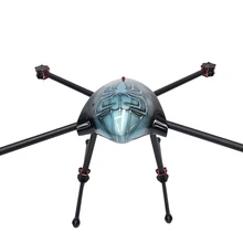 HH-LJ 1100 мм Квадрокоптер/Octocopter из чистого углеродного волокна складной/складная рама+ Fiexd шасси+ головка, крышка, навес комбо