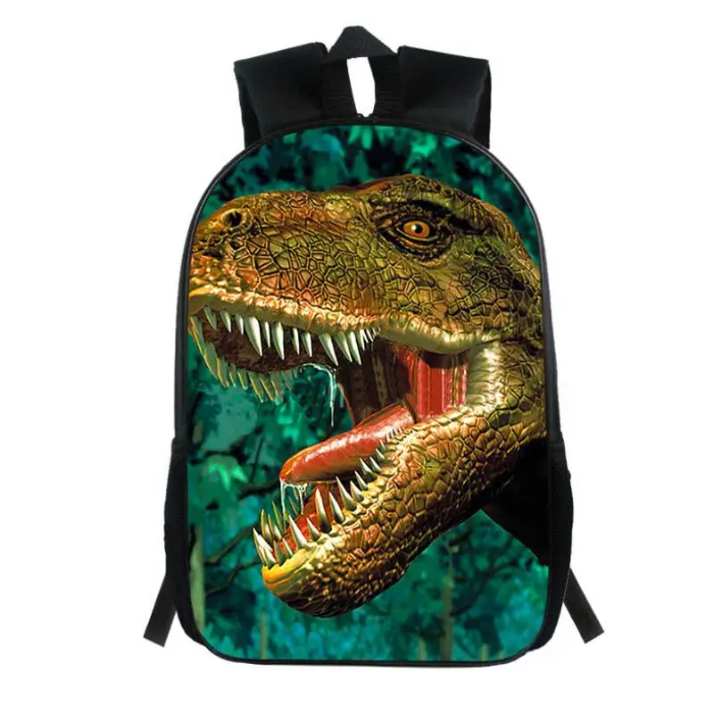 

Printing Kids 3d Dinosaur School Bag Cool Animal Zoo Schoolbag for Primary Junior Children Hipster Boy Child Bookbag