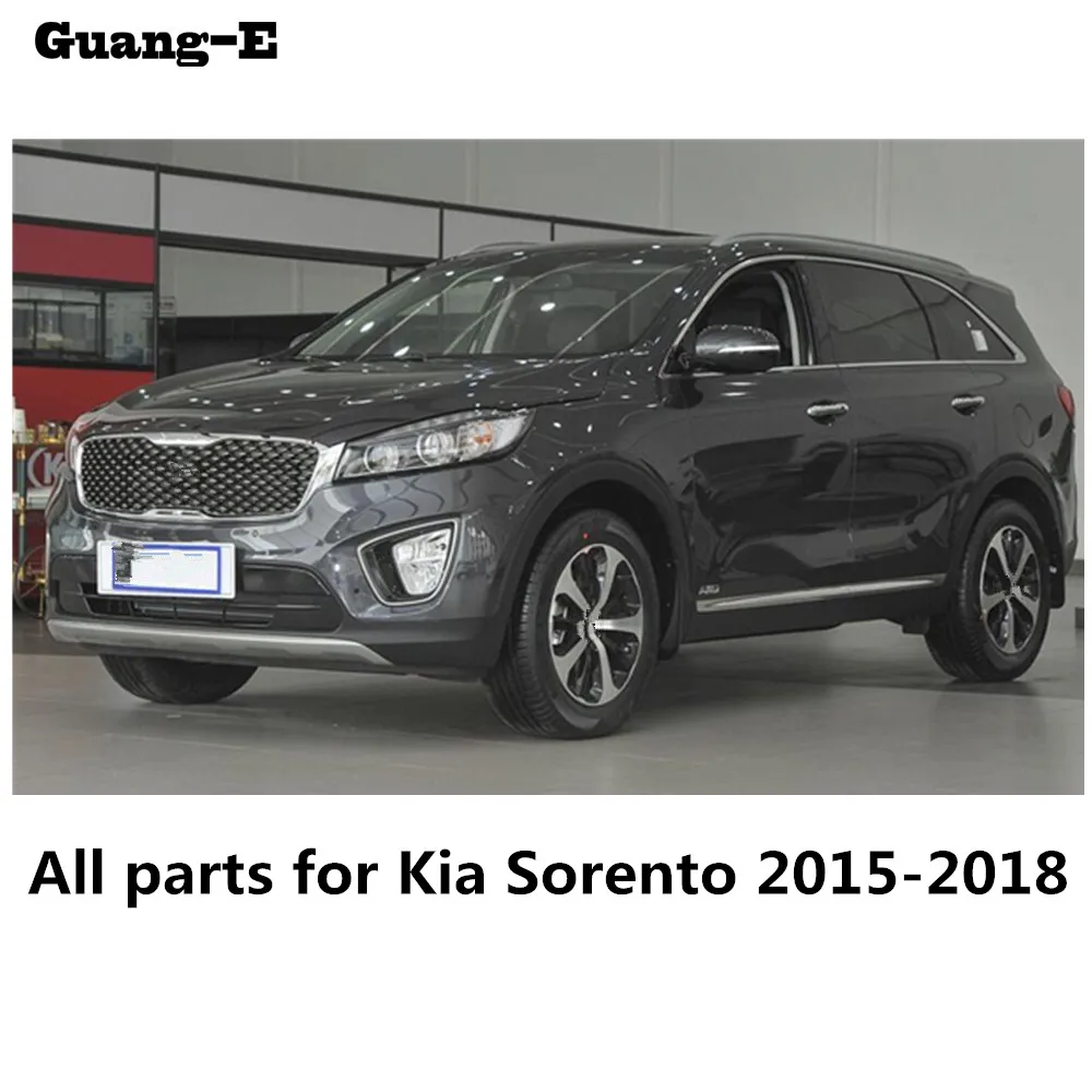 Для Kia Sorento L нержавеющая сталь задняя дверь Лицензия багажника бампер рамка накладка лампа багажник 1 шт