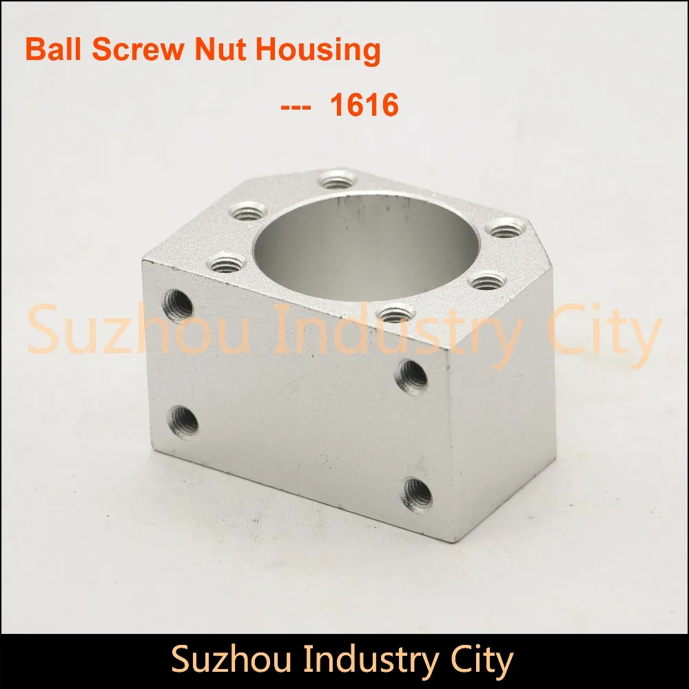 Linear Motion Ball screw SFU 1616 ball screw nut housing nut clamping
