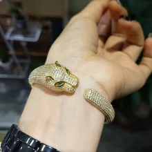 FLZB, роскошная известная марка ювелирных изделий браслет стерлингового серебра 925 пробы с ECQ кубический циркон с 18 К желтое золото покрытием классический браслет