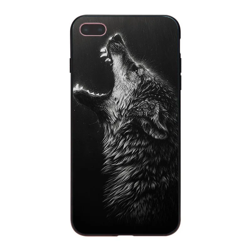 MaiYaCa angry Animal wolf высококачественный чехол для телефона iPhone 8 8plus 7 7plus 6 6S Plus X XS XR XSMax 5 5S SE Coque Shell