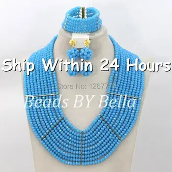

Best African Jewelry Sets Beads Wedding Jewelry Sets African Jewelry Sets 2017 New Free Shipping ABJ957