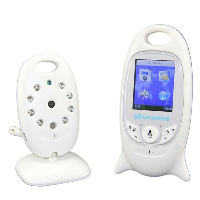 

Infant baby wireless sleep monitor camera digital audio voice intercom radio 2 way talk night version music temperature display