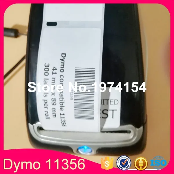 100 * рулоны Dymo 11356 этикетка 41 мм x 89 совместимая шпатент для LW450 (также поставка