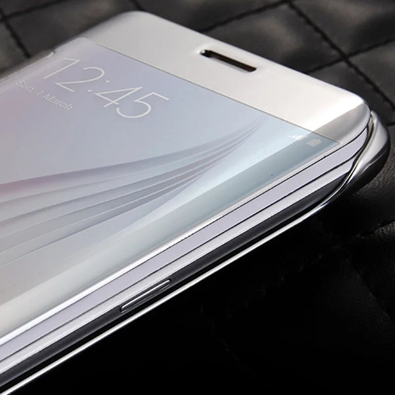 YKSPACE Роскошные зеркальные чехлы из искусственной кожи с откидной крышкой для