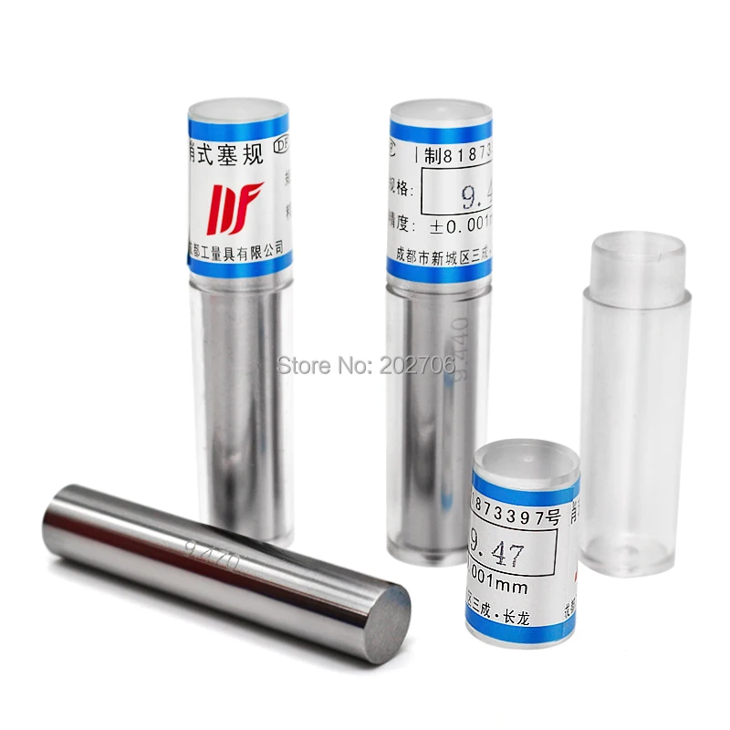 

10pcs/lot Pin gauge Smooth Plug Gauge Hole Gauge size 0.5-5.99mm 6-9.99mm step 0.01mm Cylindrical Pin Gage Gauge Measuring Tool