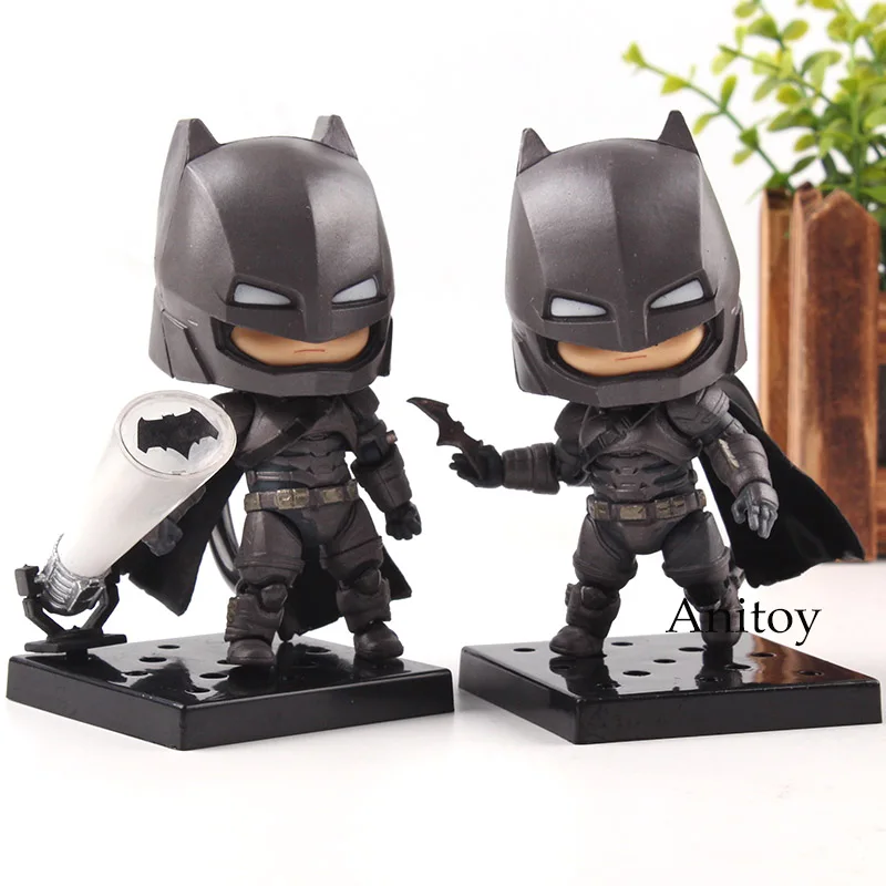 Цена DC Comics рисунок Темный рыцарь бронированный Бэтмен Фигурки игрушки версии ПВХ Коллекция Модель игрушки 2 шт. компл.