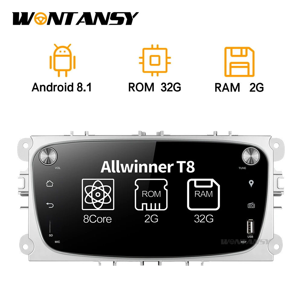 

Android 9.0 Car dvd for Ford focus Mondeo S-max smax Kuga c-max 2009 2010 2011 with radio gps media player 1024*600 navigation