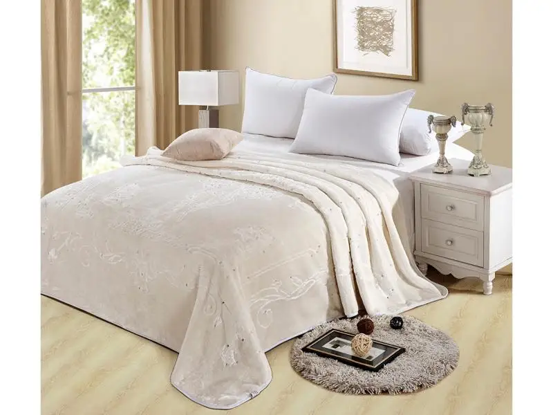 Плед евро Blumarine, 200*240 см, белый