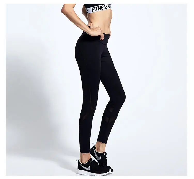 2017 New Aimpact Women Yogo Pants Sexy Fitness Pants Mesh Patchwork Girl Tight Running Workout Pants Female Slim Sports leggings (15)