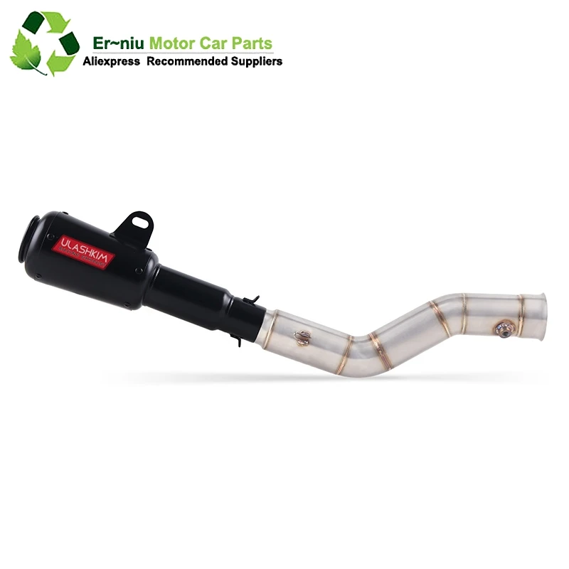 

Motorcycle Exhaust Muffler Escape Middle Link Contact Pipe Full System Slip On For yamaha YZF R1 1000 YZF1000 YZF-R1 2009~2015