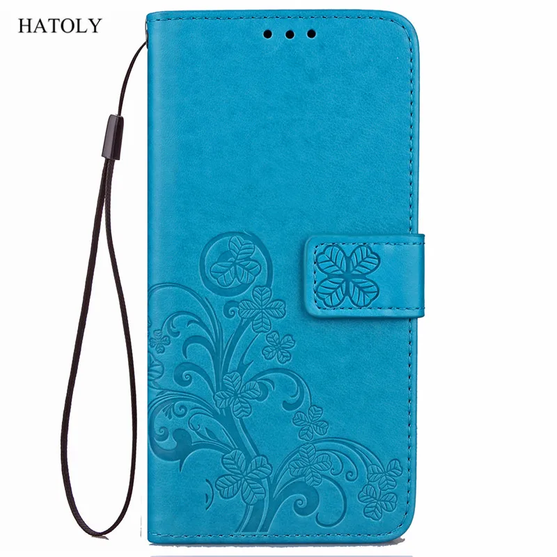 Чехол книжка HATOLY для Sony Xperia L1 Кожаные чехлы мягкий силиконовый чехол подставка