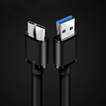 

USB 3.0 Cable Fast Speed USB Type A Micro B Data Sync Cable Code for External Hard Drive Disk HDD Samsung S5 Note 3
