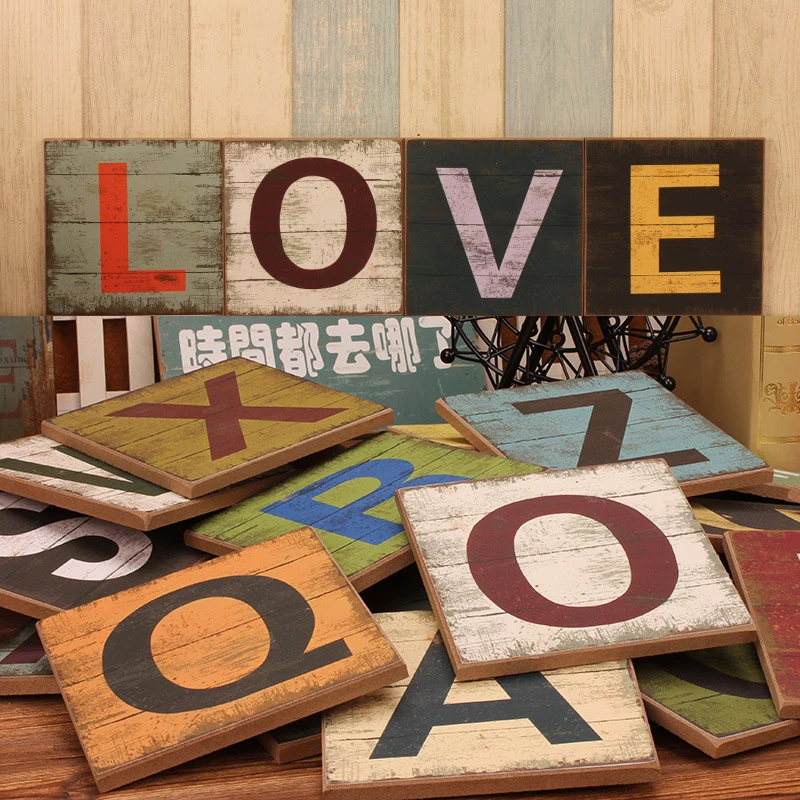 y z english letter alphabet a z retro plaque signs wood plate home decorative vintage door love wedding name wall shop craft - Decorative Name Plates For Home y z english letter alphabet a z retro plaque signs wood plate home decorative vintage door love wedding name wall shop craft - Decorative Name Plates For Home