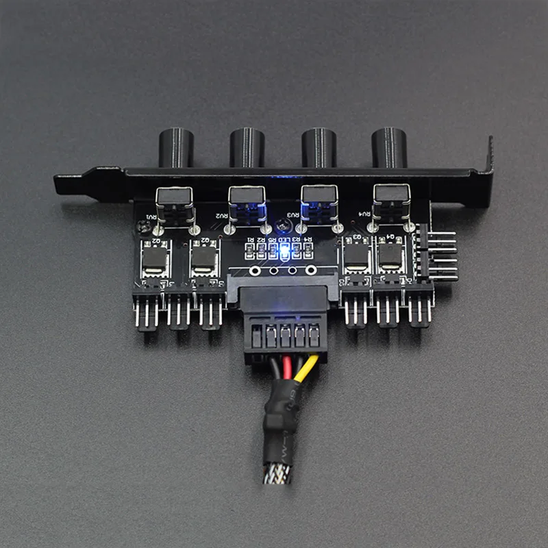 Регулятор скорости вентилятора 8 Way 4 Knot Speeder Для компьютерного корпуса