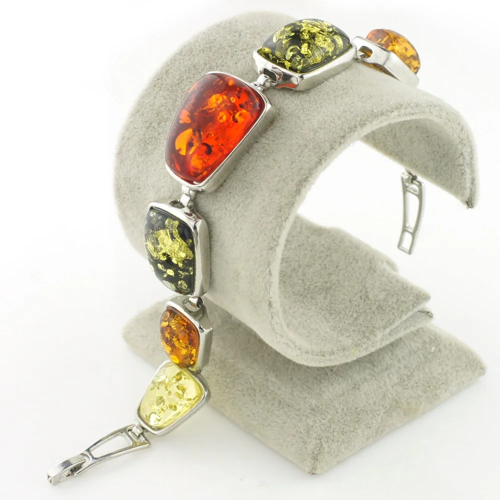 Женские браслеты с имитацией меда Разноцветные длинные из Балтийского