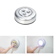 Touch LED Night Light Battery Powered Wireless Emergency Lights Sticker Led Book Lamp For Home Pathway