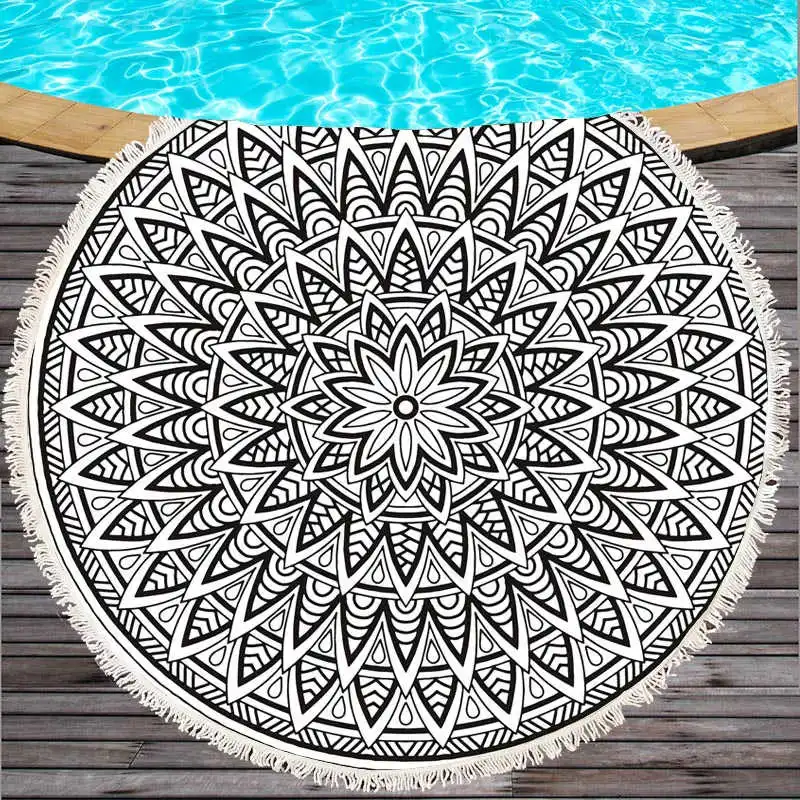 colorful beach towels