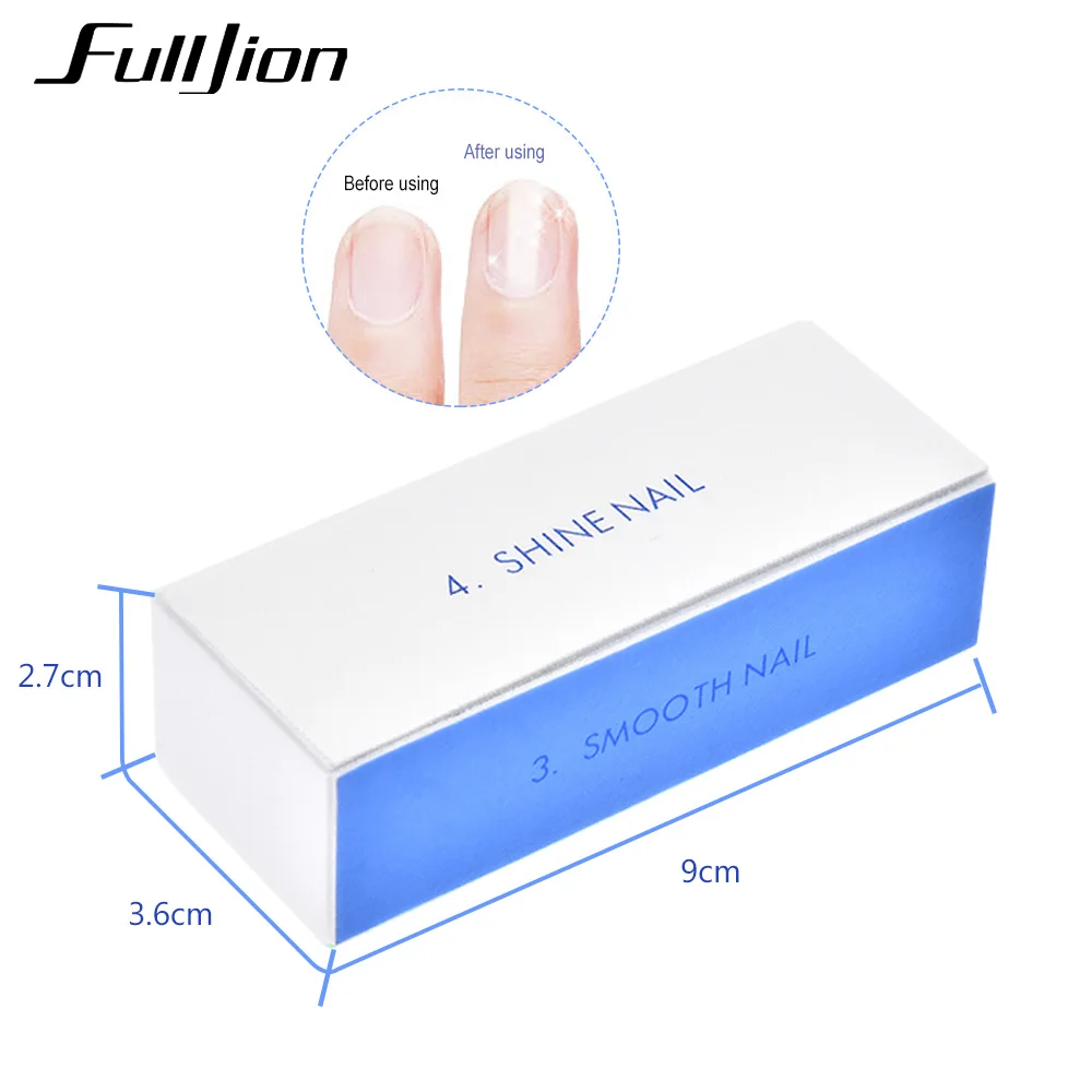 

Fulljion 3PCS/Lot Nail Buffer File 4 Sides Pro Polishing Blocks Buffing Sanding Files Nail Art Accessories Manicure Tools Buffer