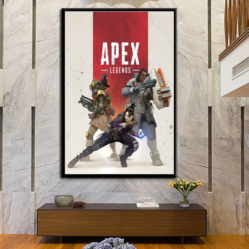 P127 Apex Legends Горячая видео игра художественная живопись Шелковый Холст плакат