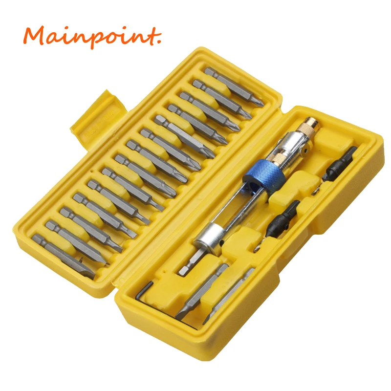 

20Pcs Half Time Drill Driver Bit High Speed Steel Drill Header Converter Wind Batch Double Multi Screwdriver Set Broca Hand Tool